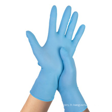 Gants en nitrile jetable sans poudre sans poudre